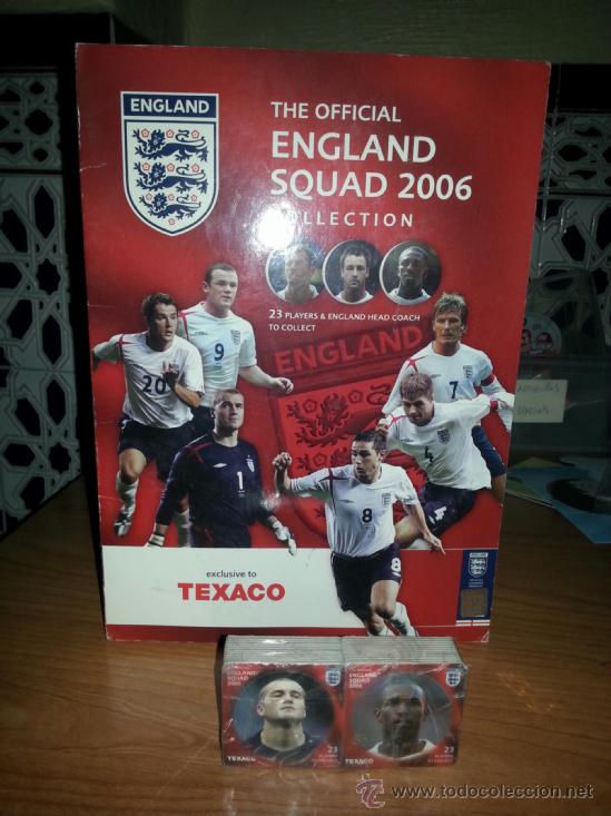Collezionismo &Aacute;lbum: ALBUM COMPLETO DE TAZOS ENGLAND 2006