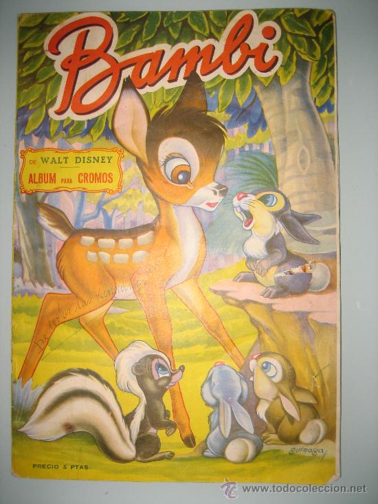 Collectable Albums: ALBUM DE CROMOS COMPLETO DE LA PELICULA  ( B A M B I )