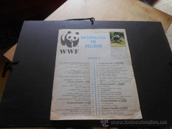 Collectable Albums: WWF Naturaleza en Peligro. PANINI. COMPLETO (Sin portada)