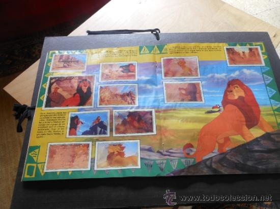 Coleccionismo &aacute;lbum: El Rey Le&oacute;n. PANINI 1995. COMPLETO - Foto 2