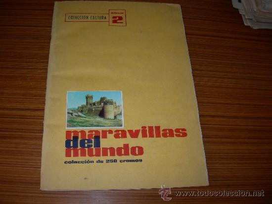 Collezionismo &Aacute;lbum: MARAVILLAS DEL MUNDO ALBUM 2    COMPLETO 250 CROMOS