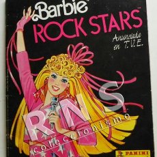 Coleccionismo Álbum: BARBIE ROCK STARS - ÁLBUM DE CROMOS COMPLETO - PANINI AÑO 1986 - BASADO EN LA MUÑECA DE JUGUETE. Lote 38510080