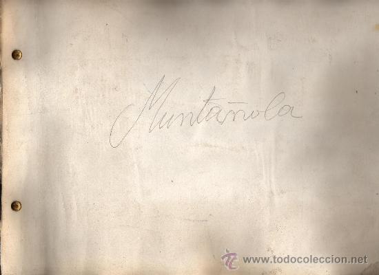 Collezionismo &Aacute;lbum: ALBUM CON 84 RECORTES  CHISTES DE MUNTA&Ntilde;OLA