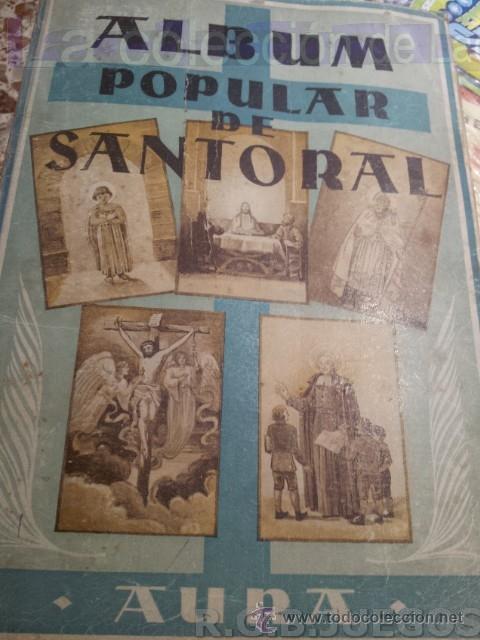 Colecionismo Caderneta: ALBUM POPULAR DEL SANTORAL DE AURA 380 CROMOS COMPLETO