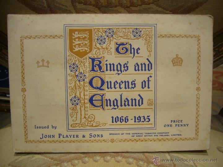 Collezionismo &Aacute;lbum: LOS REYES Y REINAS DE INGLATERRA. JOHN PLAYER & SONS 1.935. COMPLETO.