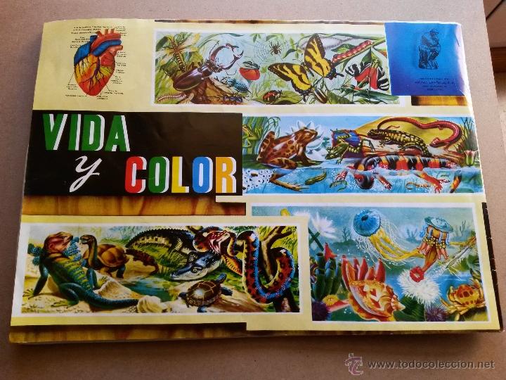 Coleccionismo &aacute;lbum: Album vida y color completo - Foto 1