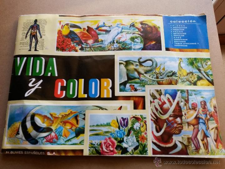 Coleccionismo &aacute;lbum: Album vida y color completo - Foto 2