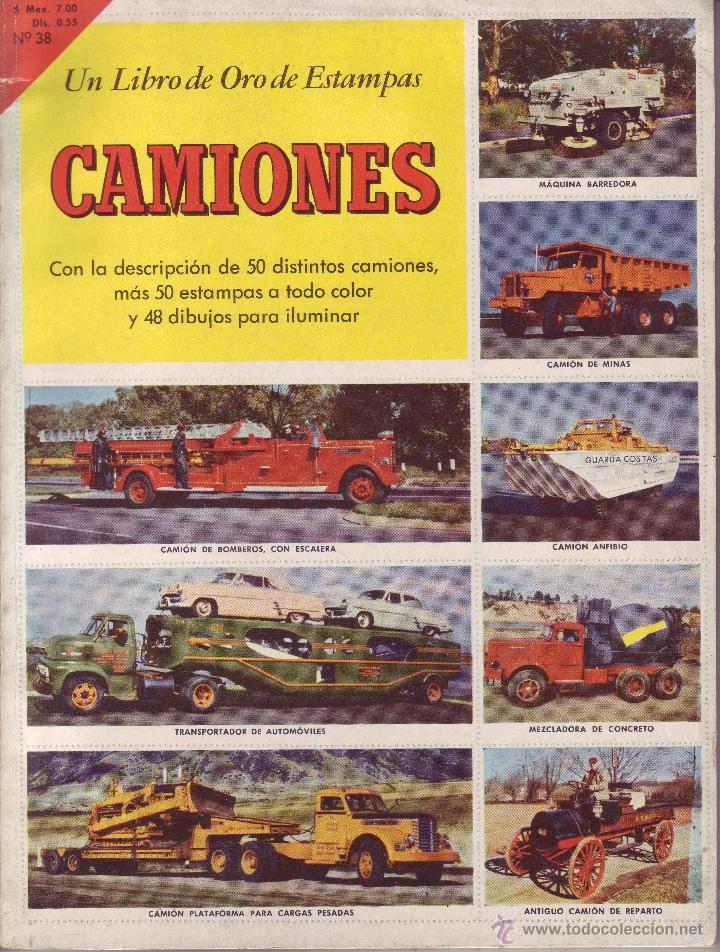 Coleccionismo &Aacute;lbum: UN LIBRO DE ORO DE ESTAMPAS CAMIONES - &Aacute;LBUM COMPLETO