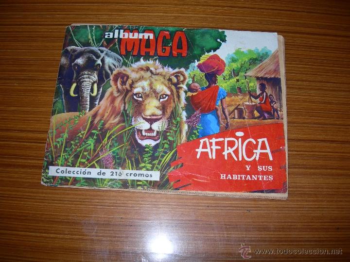 Collectable Albums: AFRICA Y SUS HABITANTES  DE MAGA COMPLETO 216 CROMOS