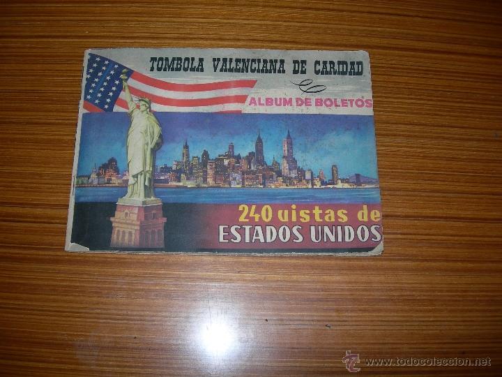 Collectable Albums: 240 VISTAS DE ESTADOS UNIDOS  DETOMBOLA VALENCIANA DE CARIDAD  COMPLETO 240  CROMOS