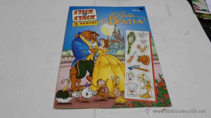 Coleccionismo &aacute;lbum: Stick & Stack, La bella y la bestia, Ed. Panini. Completo - Foto 1