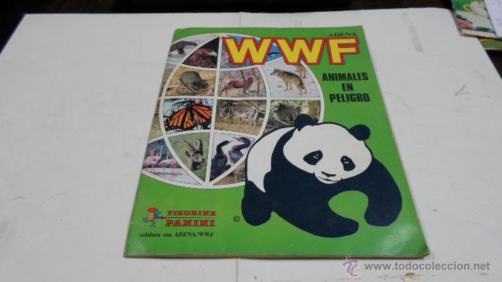 Collectionnisme Album: Album, Adena WWF, Animales en peligro, Figurine Panini, Completo