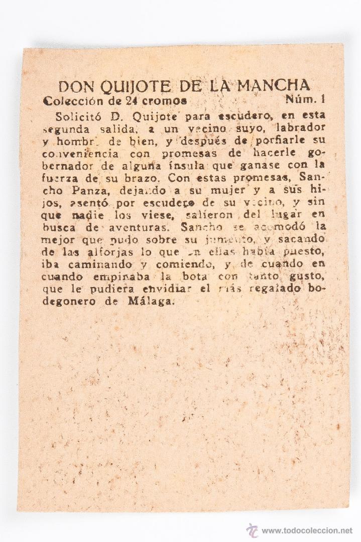 Coleccionismo &aacute;lbum: 24 CROMOS DE DON QUIJOTE DE LA MANCHA - Foto 3