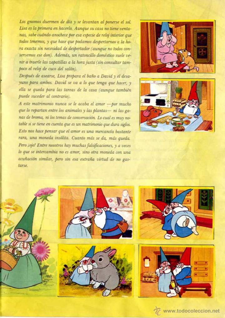 Coleccionismo &aacute;lbum: DAVID EL GNOMO EL LIBRO DE LA SISA DANONE  1.985 - Foto 2