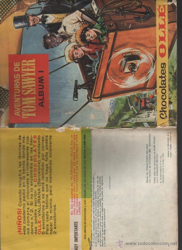 Collectionnisme Album: TOM SAWYER CHOCOLATES OLLE - COMPLETO - B 4