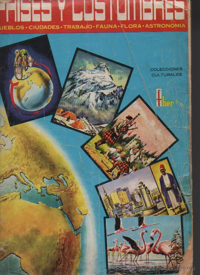 Collezionismo &Aacute;lbum: PAISES Y COSTUMBRES - 312 CROMOS - COMPLETO - ORIGINAL - B 7