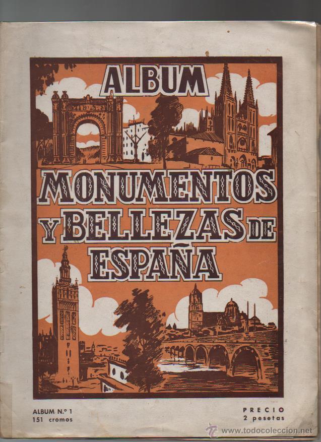 Collectionnisme Album: MONUMENTOS Y BELLEZAS DE ESPA&Ntilde;A - COMPLETO - ORIGINAL - B 8