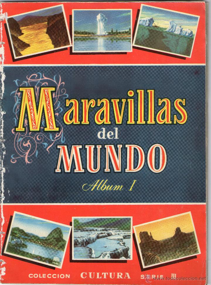 Collectionnisme Album: &Aacute;LBUM MARAVILLAS DEL MUNDO - &Aacute;LBUM I - COMPLETO - EDITORIAL BRUGUERA - A&Ntilde;O 1956.