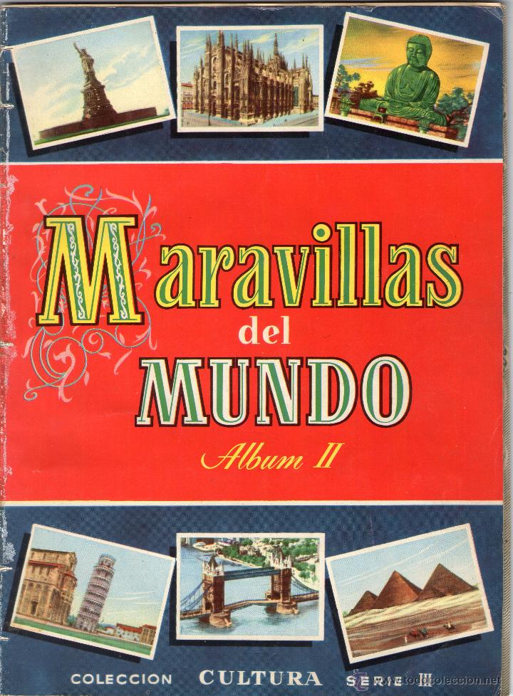 Collectionnisme Album: &Aacute;LBUM MARAVILLAS DEL MUNDO - &Aacute;LBUM II - COMPLETO - EDITORIAL BRUGUERA - A&Ntilde;O 1956.