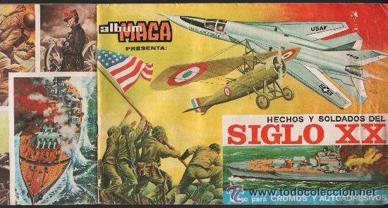 Collezionismo &Aacute;lbum: HECHOS Y SOLDADOS SIGLO XX. MAGA 1977. ALBUM COMPLETO 297 CROMOS