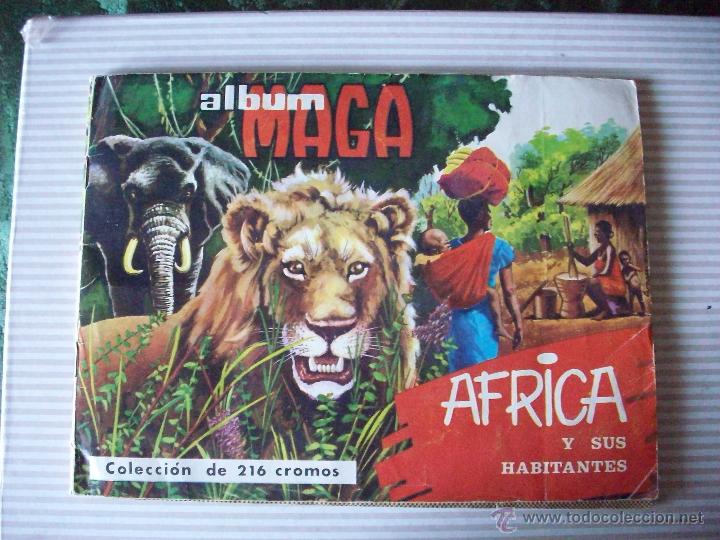 Collectionnisme Album: &Aacute;LBUM MAGA &Aacute;FRICA Y SUS HABITANTES (1965) COMPLETO -BUEN ESTADO