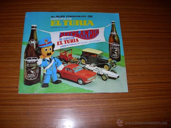Collectionnisme Album: AUTOLANDIA DE CERVEZAS EL TURIA COMPLETO