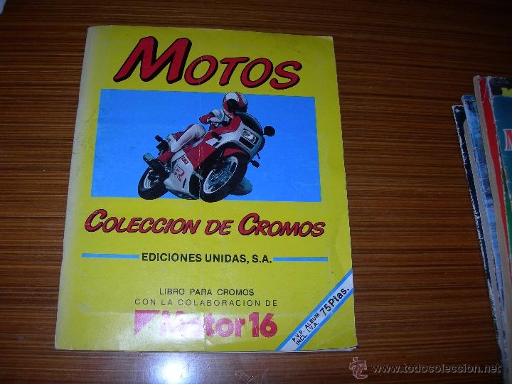 Coleccionismo &aacute;lbum: MOTOS 180 CROMOS COMPLETO - Foto 1