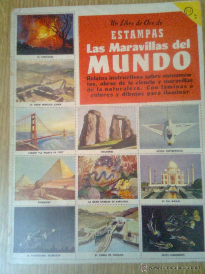 Sammeln Sammelalbum: El libro de oro de estampas de olas maravillas del mundo (Ed. Novaro, 1957)