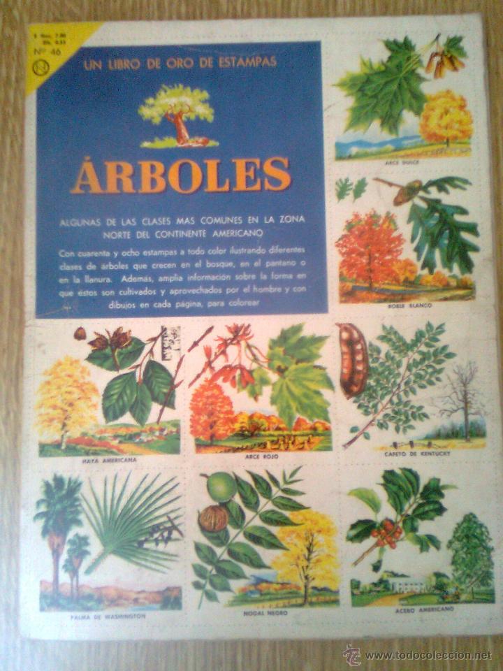 Sammeln Sammelalbum: El libro de oro de estampas de Arboles del Norte de Am&eacute;rica (Ed. Novaro, 1962)