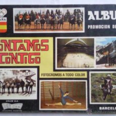 Coleccionismo Álbum: ALBUM DE PROMOCION DEPORTIVA, CONTAMOS CONTIGO, 310 CROMOS, COMPLETO ,AÑO 1968
