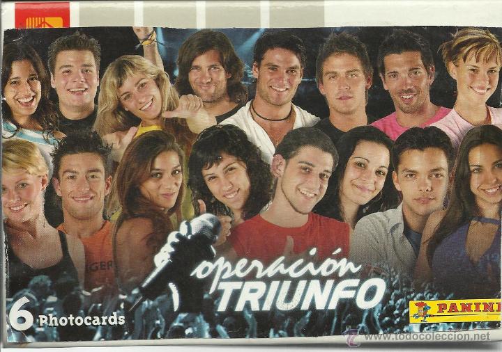 Collectable Albums: album con 32 fotos de la operacion triunfo ver fotos