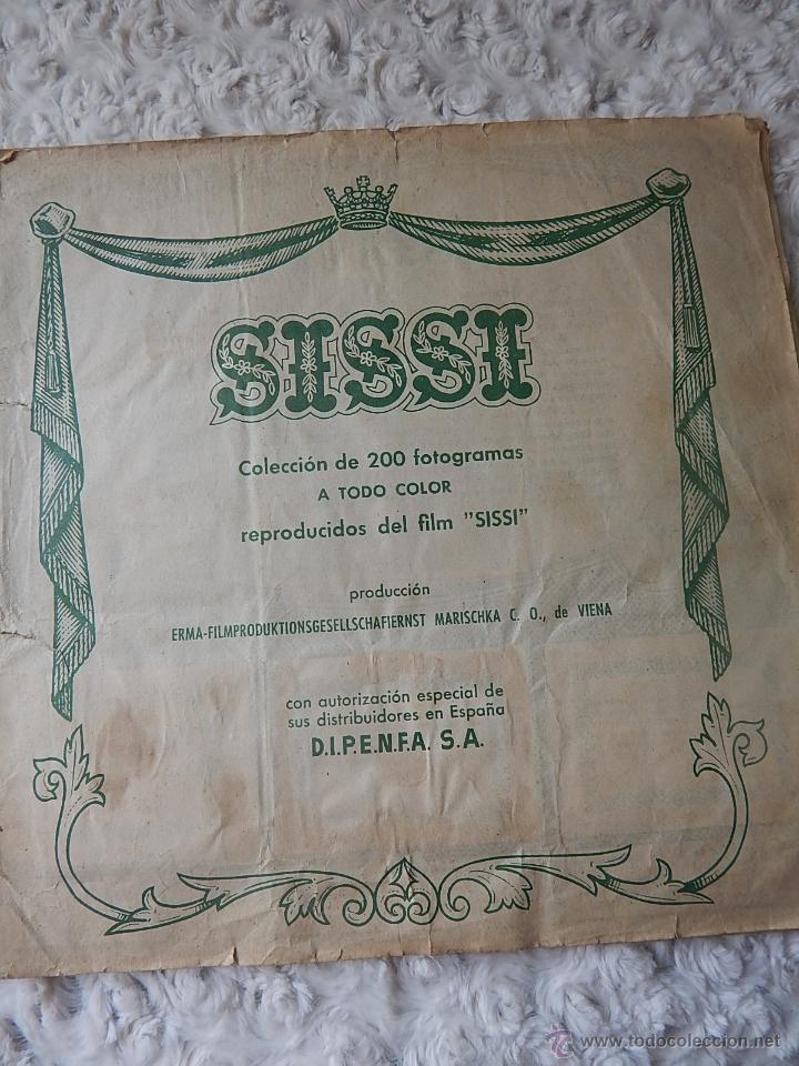 Coleccionismo &aacute;lbum: ALBUM DE CROMOS SISSI - Foto 1