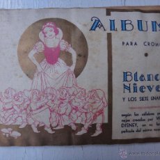 Coleccionismo Álbum: ALBUM CROMOS , BLANCANIEVES BLANCA NIEVES, WALT DISNEY , COMPLETO FHER , VER FOTOS , ORIGINAL ,H. Lote 44473163