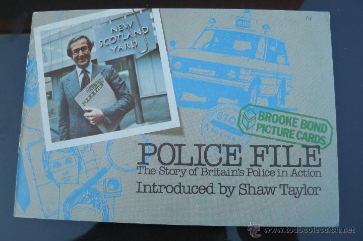 Collezionismo &Aacute;lbum: ALBUM DE CROMOS INGLES ( POLICE FILE ) COMPLETO