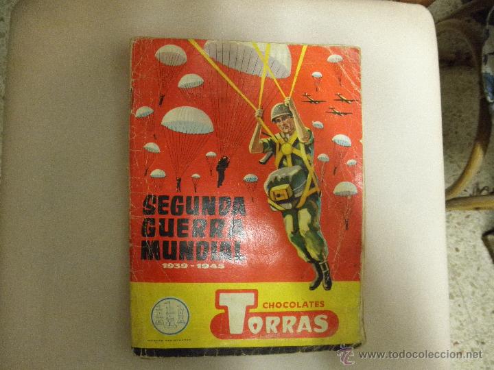 Coleccionismo &Aacute;lbum: album de cromos incompletro de la coleccion segunda guerra mundial - chocolates torras
