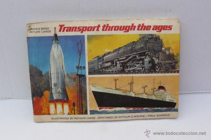 Collezionismo &Aacute;lbum: ALBUM DE CROMOS INGLES ( TRANSPORT THROUGH THE AGES ) COMPLETO