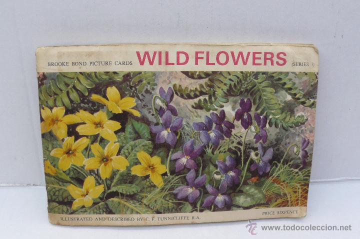 Collezionismo &Aacute;lbum: ALBUM DE CROMOS INGLES ( WILD FLOWERS ) COMPLETO