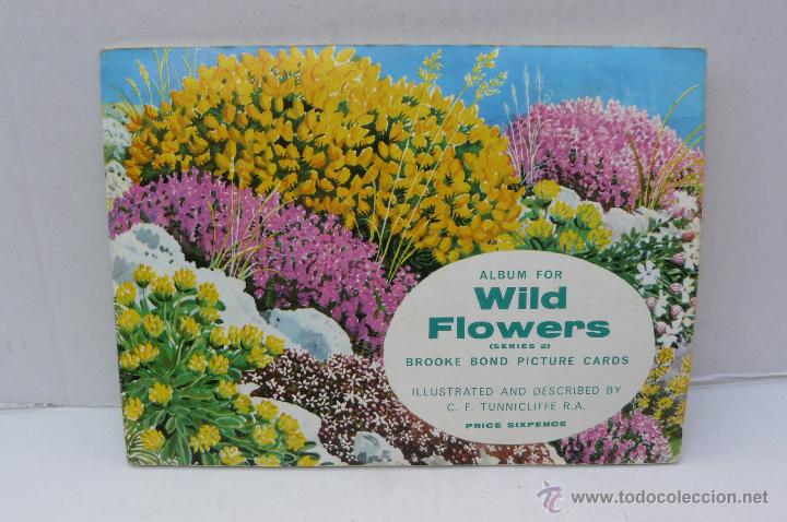 Collezionismo &Aacute;lbum: ALBUM DE CROMOS INGLES ( WIL FLOWERS ) COMPLETO