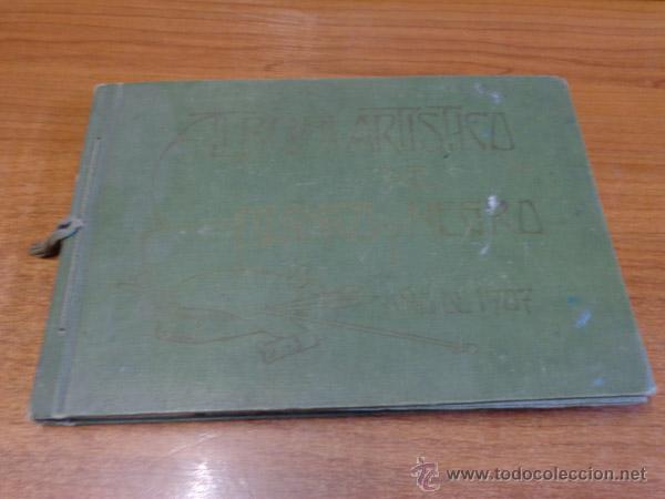Colecionismo Caderneta: ALBUM ART&Iacute;STICO DE BLANCO Y NEGRO. A&Ntilde;O DE 1917. COMPLETO.