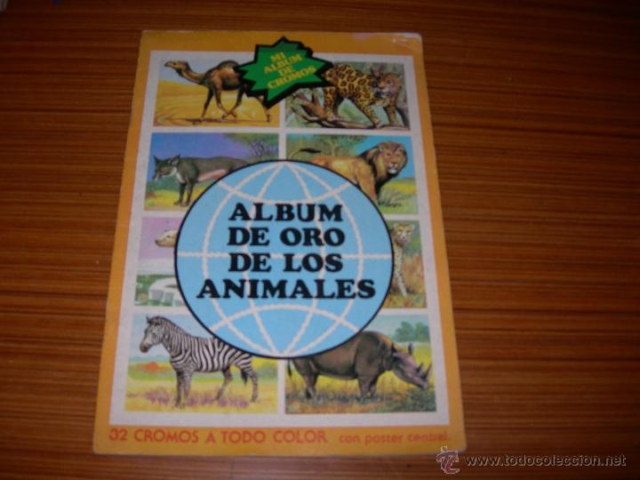 Coleccionismo &Aacute;lbum: ALBUM DE ORO DE LOS ANIMALES  COMPLETO 32  CROMOS DE NUEVA SITUACION