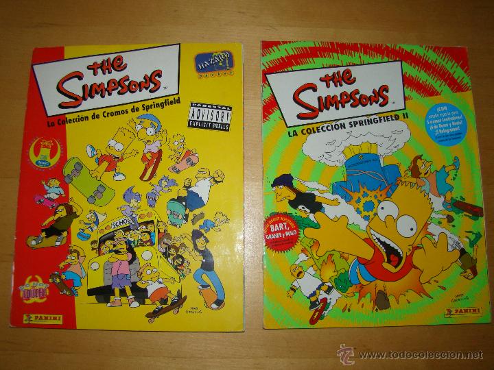 Coleccionismo &Aacute;lbum: Lote de albumes THE SIMPSON y THE SIMPSONS II