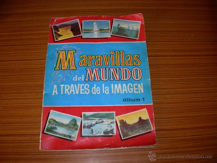 Coleccionismo &Aacute;lbum: MARAVILLAS DEL MUNDO A TRAVES DE LA IMAGEN ALBUM 1  COMPLETO 250 CROMOS  DE BRUGUERA
