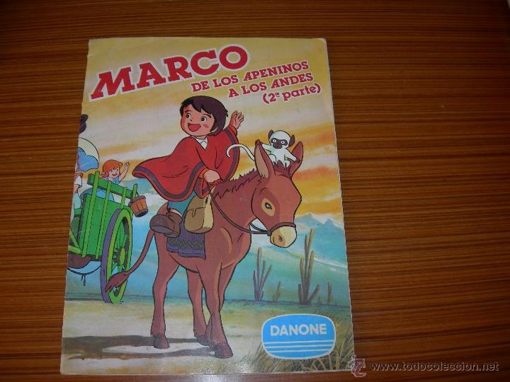 Coleccionismo &Aacute;lbum: MARCO DE LOA APENINOS A LOS ANDES 2&ordf; PARTE COMPLETO  96  CROMOS DE DANONE