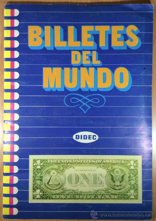 Collezionismo &Aacute;lbum: BILLETES DEL MUNDO - ALBUM DE CROMOS - COMPLETO - DIDEC - 1984