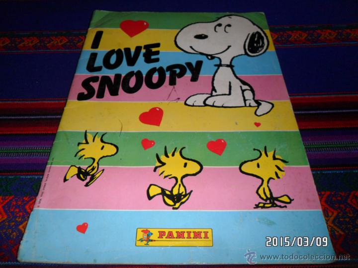 Coleccionismo &aacute;lbum: I LOVE SNOOPY COMPLETO. PANINI 1987. - Foto 1