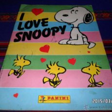 Coleccionismo Álbum: I LOVE SNOOPY COMPLETO. PANINI 1987.. Lote 48257802