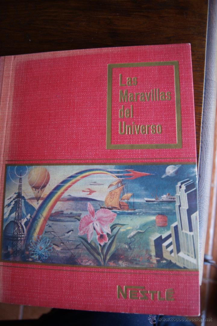 Collectionnisme Album: ALBUM CROMOS LAS MARAVILLAS DEL UNIVERSOS NESTLE 1955