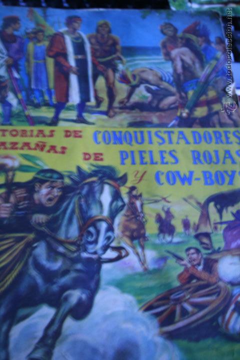 Collezionismo &Aacute;lbum: ALBUN CROMOS HISTORIA DE CONQUISTADORES Y HAZA&Ntilde;AS DE PIELES ROJAS Y COW-BOYS