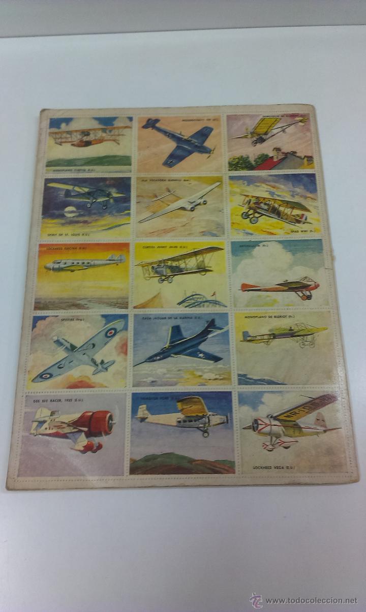 Coleccionismo &aacute;lbum: UN LIBRO DE ORO DE ESTAMPAS. PROGRESOS DE LA AVIACION N&ordm;5 - Foto 2