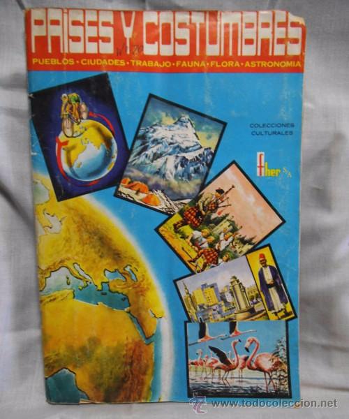 Collezionismo &Aacute;lbum: ALBUM PAISES Y COSTUMBRES , COLECCIONES CULTURALES FHER S.A., 1967, COMPLETO